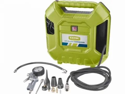 Bicykle EXTOL CRAFT Kompresor bezolejový, príkon 1100W, 180L/min