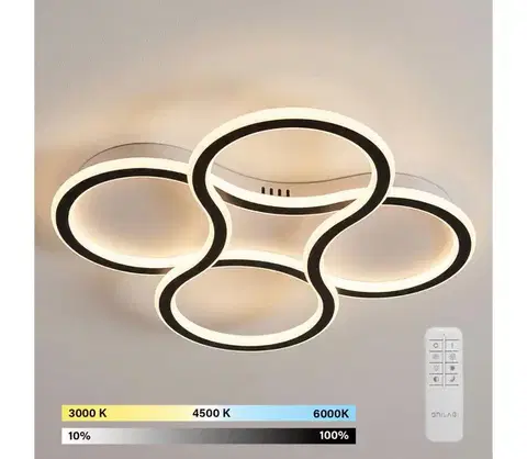 Svietidlá BRILAGI - LED stmievateľné stropné svietidlo ORELLI LED/53W/230V 3000-6000K + DO BRXL35180-53W/CR