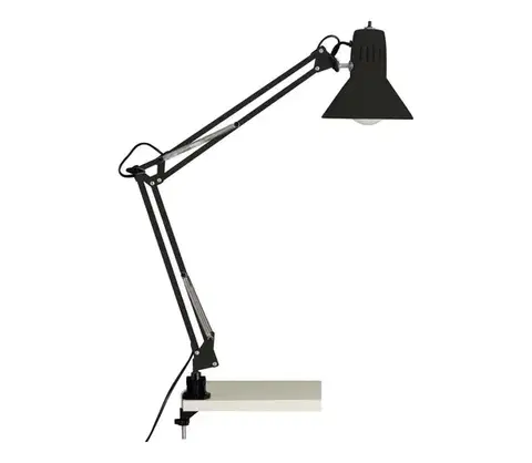 Lampy Brilliant - Stolná lampa s klipom HOBBY 1xE27/40W/230V čierna 10802/06