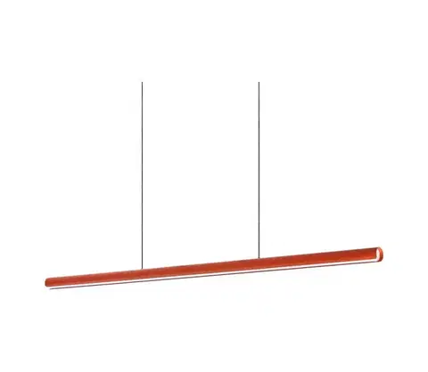 Svietidlá Ideal Lux - LED stmievateľný luster na lanku DORICA LED/35W/230V CRI 90 140 cm oranžový 366418