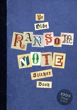 Ručné práce - ostatné Ye Olde Ransom Note Sticker Book - Luke Herriott