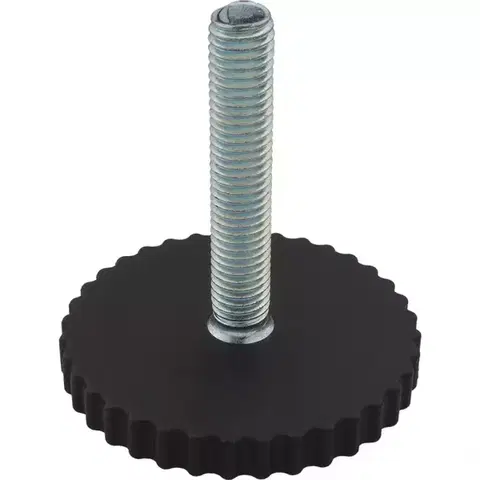Nábytkové nohy a pätky Nastaviteľná nábytková noha fi 60 M10x55 mm