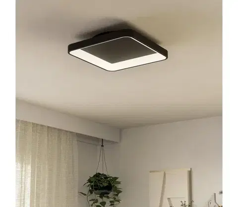 Svietidlá Eglo 901252 - LED Stmievateľné stropné svietidlo LORETELLO LED/12W/230V čierna + DO 901252