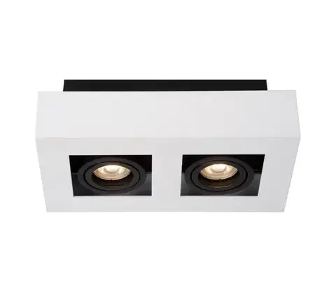 Svietidlá Lucide 09119/11/31 - LED Bodové svietidlo XIRAX 2xGU10/5W/230V biela 09119/11/31