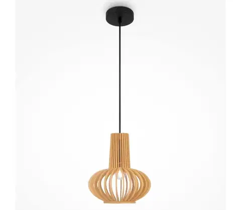 Svietidlá Maytoni MOD193PL-01W - Luster na lanku ROOTS 1xE27/40W/230V pr. 22,5 cm béžová MOD193PL-01W