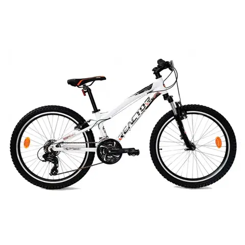 Bicykle Reactor LX 24" 2025 biela - 16" (155-165 cm)