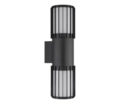 Svietidlá Globo 32160-2 - Vonkajšie nástenné svietidlo MERVIN 2xE27/15W/230V IP54 32160-2