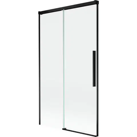 Sprchové dvere MEXEN/S - Rox vaňová zástena 2-krídlová posuvná 100 x 150, transparent, čierna 8C9-100-001-70-00