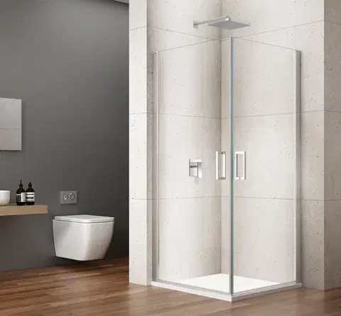 Sprchové dvere GELCO - LORO štvorcová sprchová zástena 900x900 rohový vstup GN4990-01