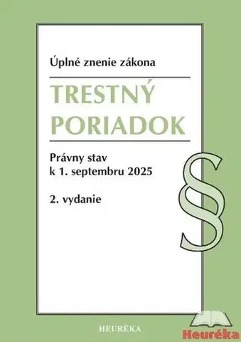 Trestné právo Trestný poriadok, 2 vydanie, 9/2025