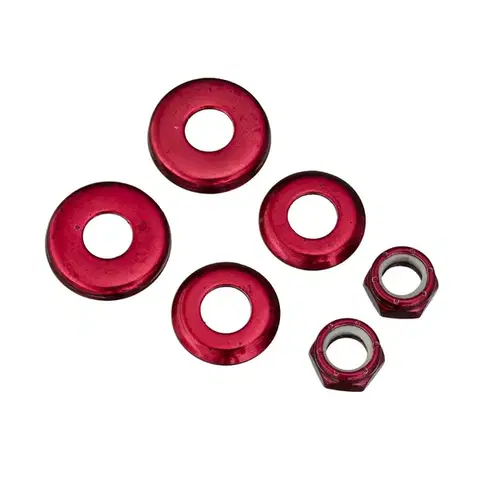 Trucky na skateboard Bushing podložky červená
