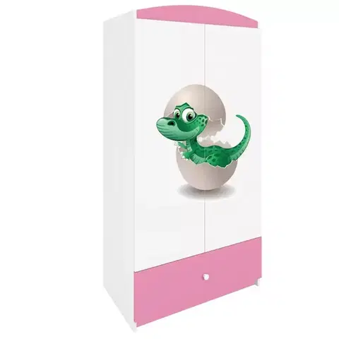 Skrine do izieb Skriňa Babydreams Ružová – Dino