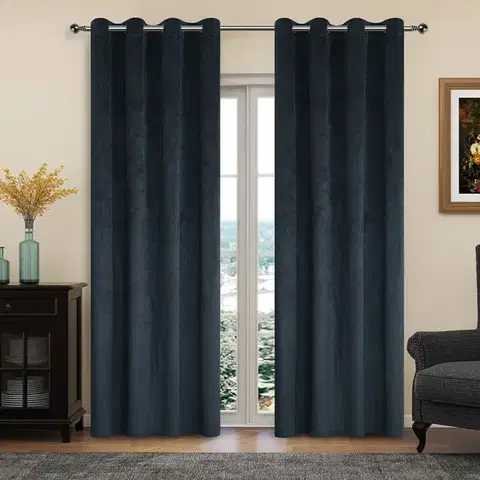 Závesy do spálne Záves na priechodkách LILI YC11931/280G/19/140x250 sivý