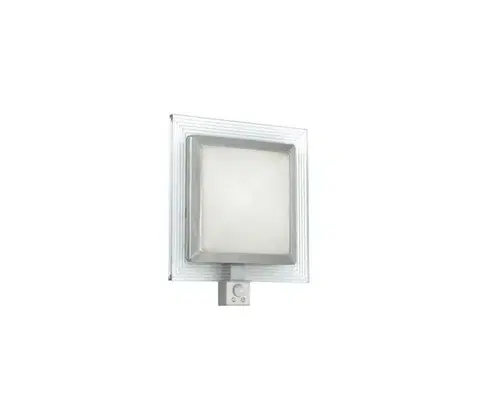 Záhradné lampy EGLO 88163 - Vonkajšie nástenné svietidlo s čidlom PALI 1xE27/15W + LED/1,28W 88163