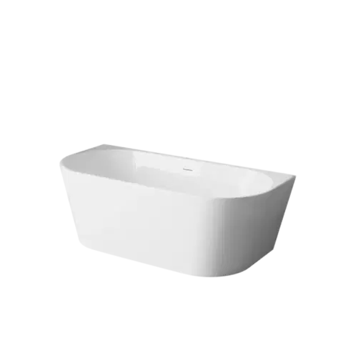 Vane INVENA - Voľne stojaca vaňa priečnej 150 cm Astri so sifónom AN-03-15U-F