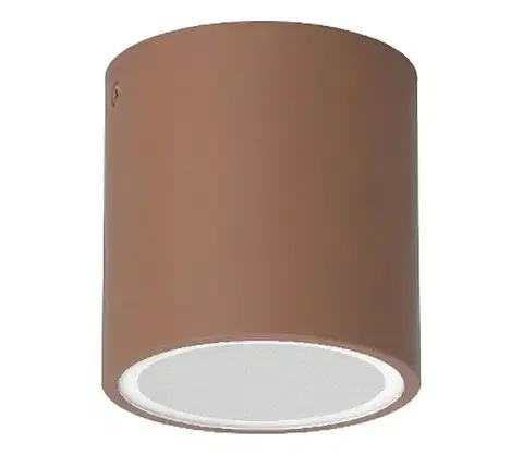 Svietidlá Ideal Lux - Vonkajšie bodové svietidlo TECHO 1xGU10/20W/230V pr. 9 cm IP54 hnedé 318134