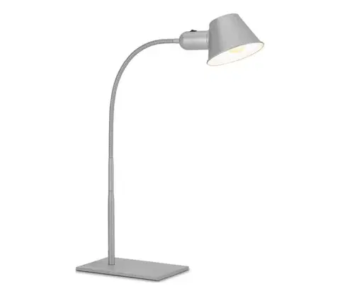 Lampy Brilo - Stolová lampa 1xE27/10W/230V matný chróm 7407-014