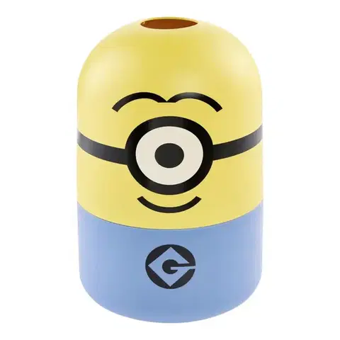 Prútené koše Plastová nádoba Minions Stuart 8 l žltá
