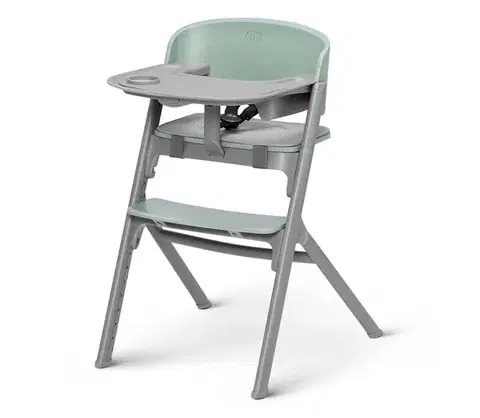 Jedálenská stolička KINDERKRAFT SELECT - Detská jedálenská stolička 3v1 LIVY Premium Olive green KHLIVY00GRE0000