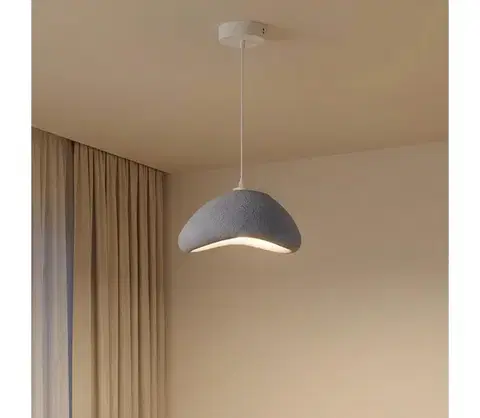 Svietidlá BRILAGI - Závesný luster na lanku WABI SABI 1xE27/40W/230V, priemer 33 cm, sivá 422WBL1103