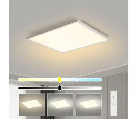 Svietidlá BRILAGI - LED stmievateľné svietidlo SLIMFRAME LED/58W/230V 60x60 cm biela + DO BRI176