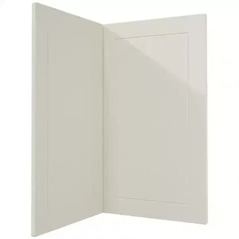 MDF fronty PVC Dvierka Quantum D12 90 vanilia mat