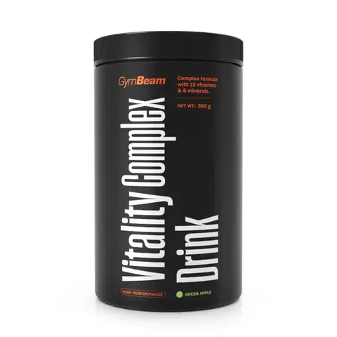 Multivitamíny GymBeam Vitality Complex Drink zelené jablko