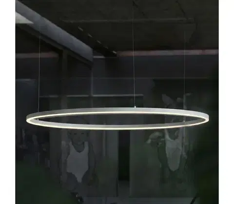 Svietidlá Ideal Lux - LED luster na lankách ORACLE SLIM LED/37W/230V 2700K pr. 70 cm biela 342054