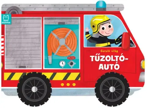 Leporelá, krabičky, puzzle knihy Guruló világ - Tűzoltóautó - Boguslaw Michalec