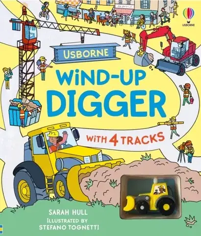 Leporelá, krabičky, puzzle knihy Wind-up Digger - Sarah Hull