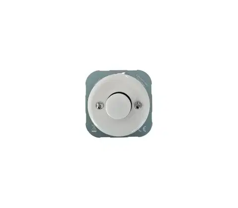 Predlžovacie káble Reblig - Porcelánový retro stmievač bez rámčeka 250V/10A biela RGDMAX-W