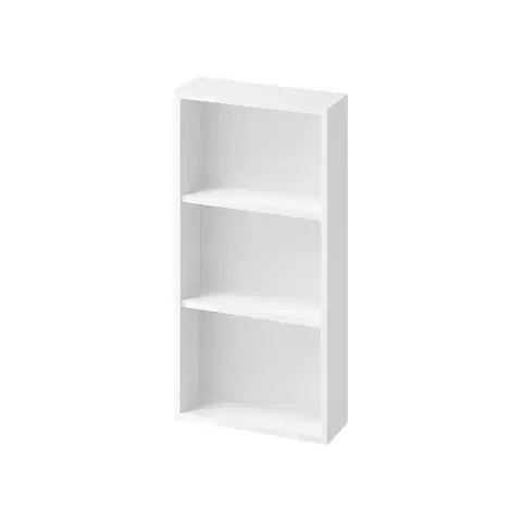 Doplnky do kúpeľne CERSANIT - Modulová otvorená horná skrinka LARGA 40 biela MOUNT S932-084