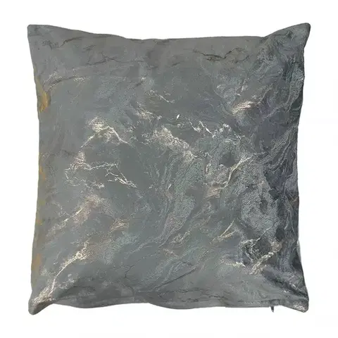 Dekoračné obliečky Obliečka Plain Velvet YX503 40x40cm modrá