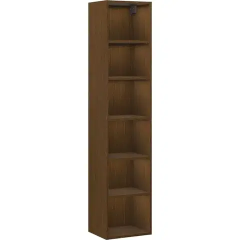 Kúpeľňový nábytok MEXEN - Box-A skrinka vysoká - stĺp 35, orech 91AX1-1600-300-1-86