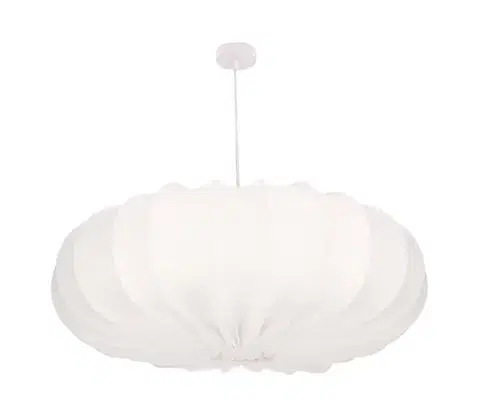 Svietidlá  Luster na lanku CAFEE 1xE27/40W/230V pr. 66 cm biela 31-39224