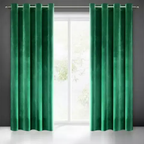 Závesy do spálne Záves SAMANTA 140X250 na priechodkách 398405