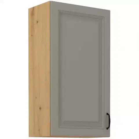 Kuchynské skrinky visiace Kuchynská skrinka Stilo claygrey/artisan 50g/90 1f