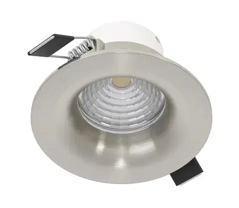 Svietidlá Eglo 902331 – sada 3× LED stmievateľné zapustené stropné svietidlo SALICETO, LED 6,4 W, 230 V, Ø 8,8 cm, chróm 902331