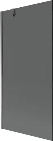 Sprchové dvere MEXEN/S - Next vaňová zástena FIX 90 x 150, grafit, grafit metal 895-090-000-00-40-95