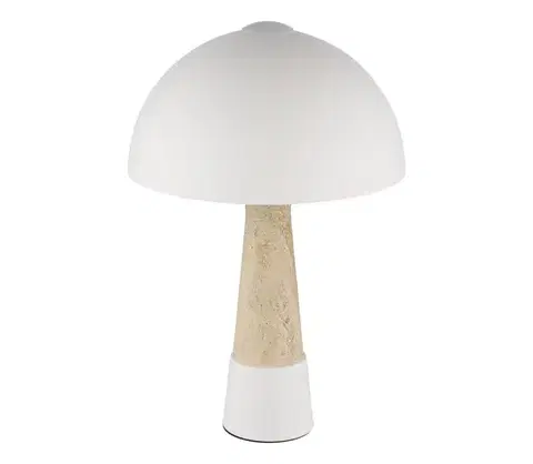 Lampy Globo 51070122 - Stolová lampa PAULIN 1xE27ILLU/40W/230V krémová 51070122