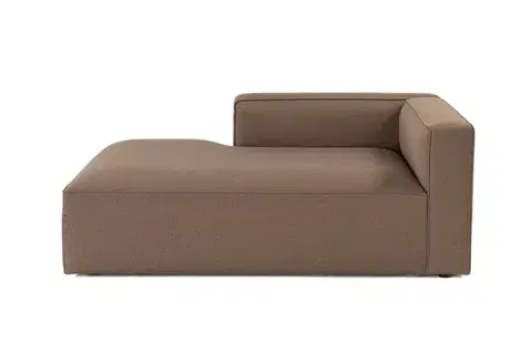 Kreslá Kreslo / Jednomiestna pohovka Mora XL Chl Left - Brown