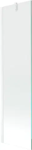 Sprchové dvere MEXEN/S - Next vaňová zástena FIX 50x150, transparent, biela 895-050-000-00-00-20