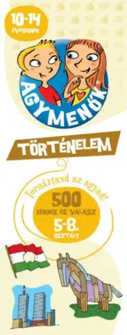 Pre deti a mládež - ostatné Agymenők Történelem kártyacsomag - 500 kérdés és válasz