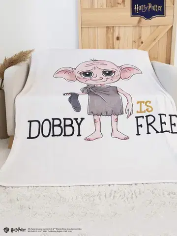 Deky MKLozkoviny.sk Deka mikroplyš Harry Potter 150 × 200 cm - Dobby