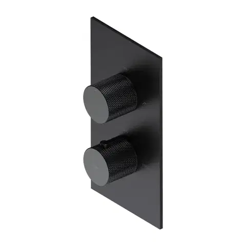 Kúpeľňové batérie OMNIRES - CONTOUR termostatická sprchová batéria podomietková antracyt /AT/ CT8036AT