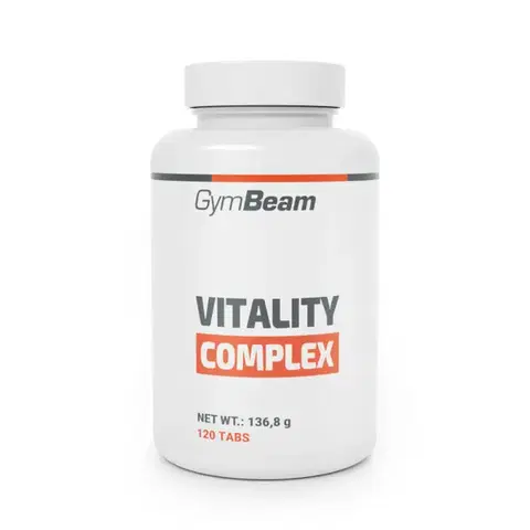 Multivitamíny GymBeam Vitality complex 120 tab. bez príchute