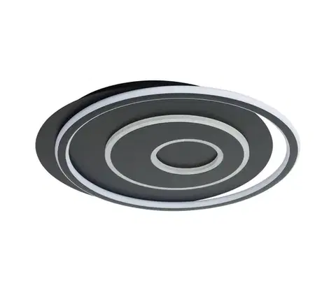 Svietidlá BRILAGI - LED stmievateľné stropné svietidlo IRIS LED/83W/230V 46x50 cm čierne + diaľkové ovládanie BRMXC2983-CR