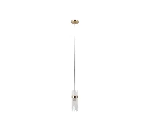Svietidlá  PND-40760-1-HBR - Luster na lanku TARASO 1xE14/40W/230V zlatý PND-40760-1-HBR