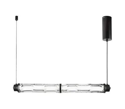 Svietidlá  Závesný luster na lankách CORTE LED/18W/230V čierny 32-50779