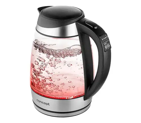 Predlžovacie káble Concept RK4120 - Rýchlovarná kanvica s reguláciou teploty, 1,7 l, 2200 W/230 V, nerezové prevedenie rk4120